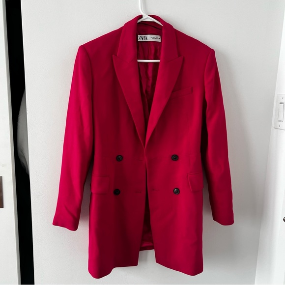 Zara Jackets & Blazers - NWOT Hot Pink Zara Blazer